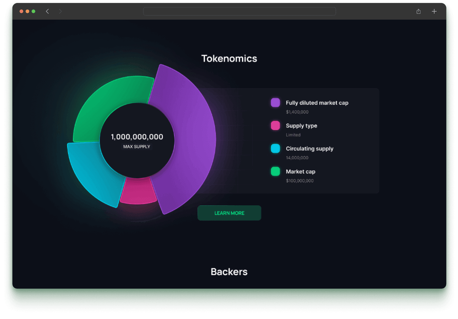 SpinFi — tokenomics